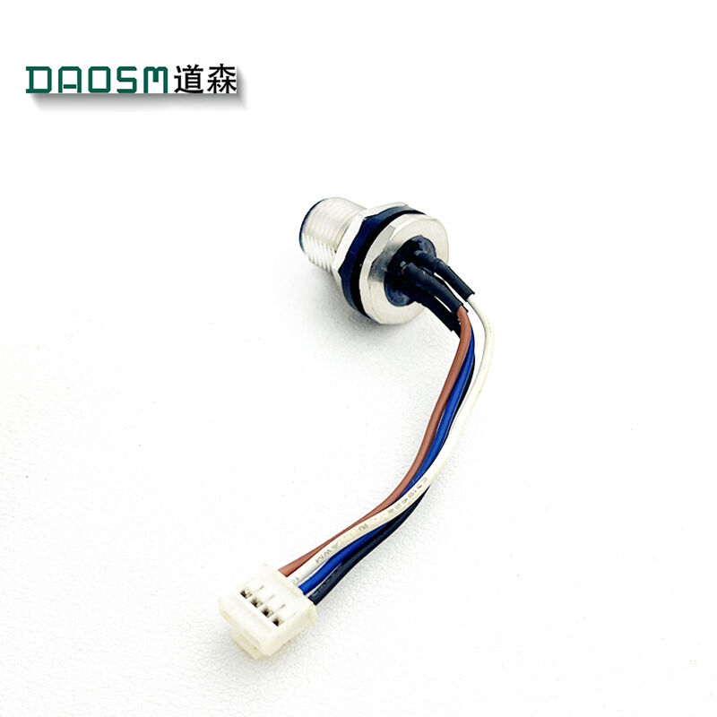 8 Contacts Circular Field Installable Connector Nickel Plated Brass Housing For Secure Connections