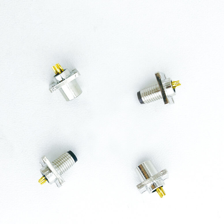 3 Contacts M8 Wire Connector -40°C To 85°C For Heavy Duty Applications