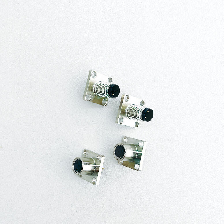 3 Contacts M8 Wire Connector -40°C To 85°C For Heavy Duty Applications