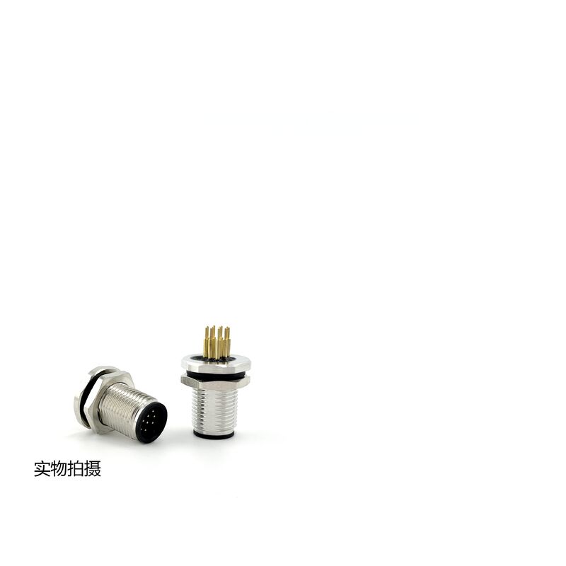 M12 Threaded Cable Connectors Easy Installation Corrosion Resistance