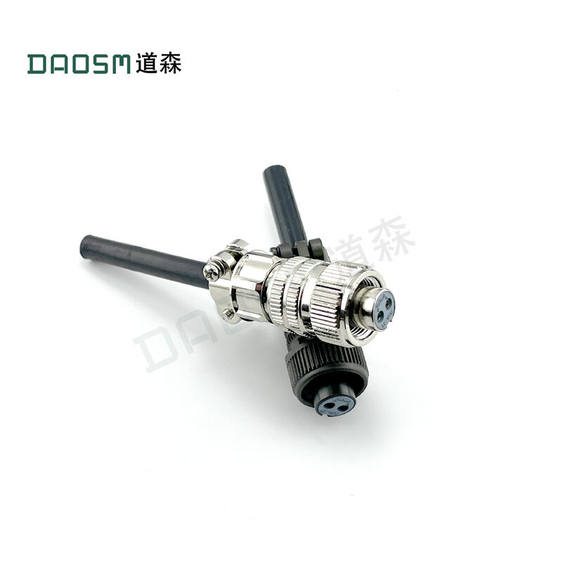 Silver Plated High Current Connectors Three Terminal Straight Plug For 2 - 7 Contact