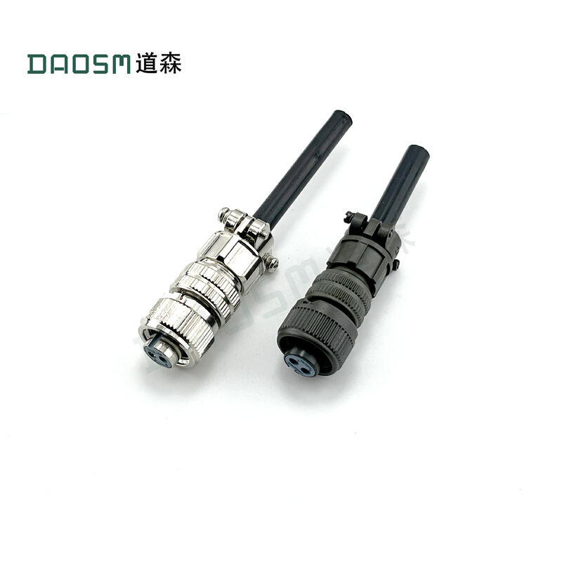 Silver Plated High Current Connectors Three Terminal Straight Plug For 2 - 7 Contact