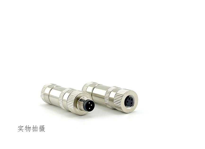 Gold Contact Plating M8 Field Installable Connector For Cable Diameter 4-6mm Installation And Connection
