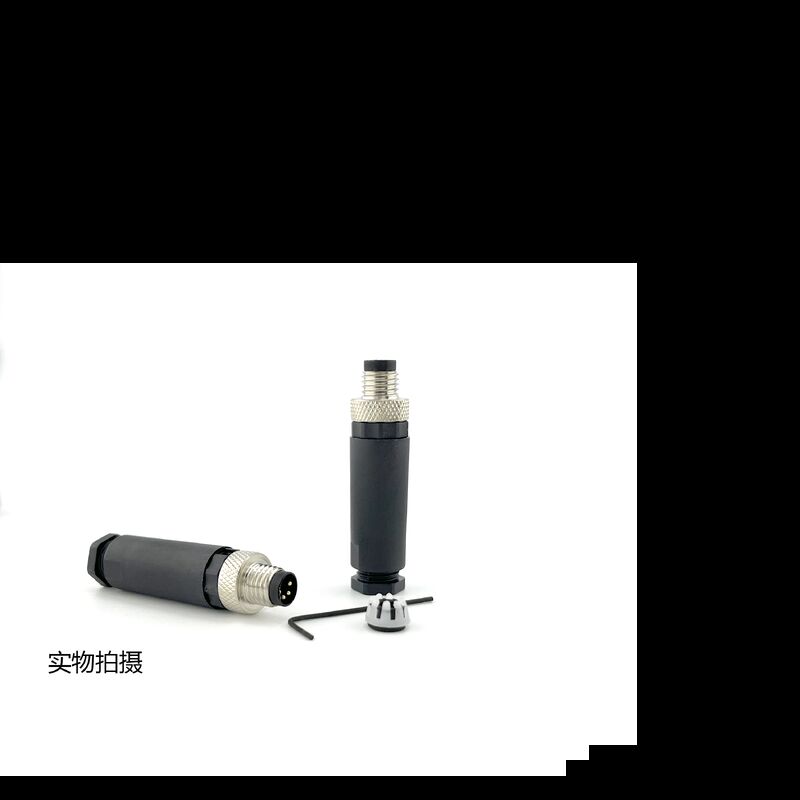 Gold Contact Plating M8 Field Installable Connector For Cable Diameter 4-6mm Installation And Connection